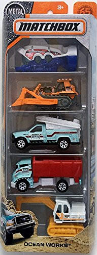 Matchbox 2018 Ocean Works 164 Scale 5-Pack