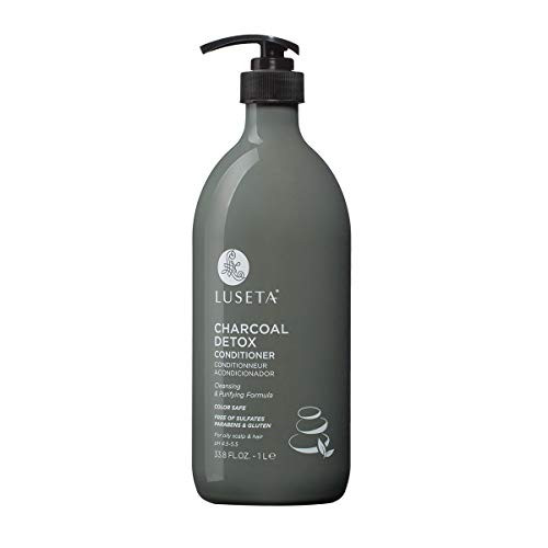 Luseta Charcoal Detox Hair Conditioner - Purifying Charcoal Conditioner - Volumizing Moisturizing 33_8oz Luseta Charcoal Detox Hair Conditioner - Purifying Charcoal Conditioner - Volumizing Moisturizing 33_8oz