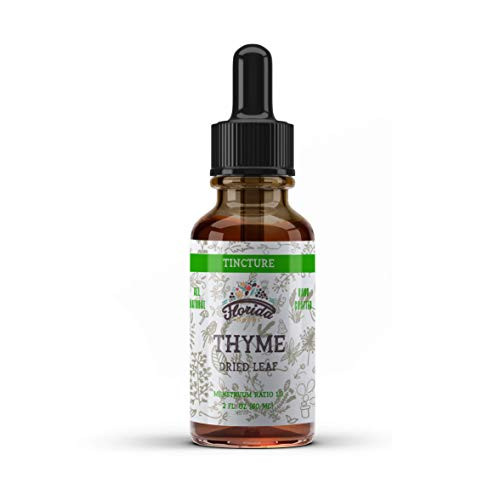 Thyme Tincture Organic Thyme Extract Thymus Vulgaris Dried Leaf Thyme Supplement Non-GMO in Cold-Pressed Organic Vegetable Glycerin 700 mg 2 oz 60 ml Thyme Tincture Organic Thyme Extract Thymus Vulgaris Dried Leaf Thyme Supplement Non-GMO in Cold-Pressed Organic Vegetable Glycerin 700 mg 2 oz 60 ml