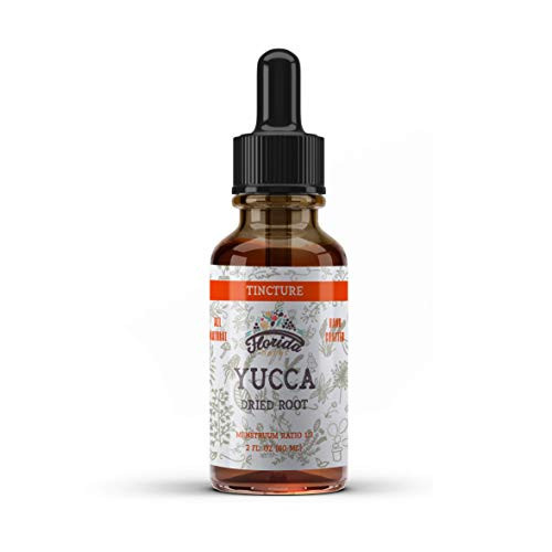 Yucca Tincture Organic Yucca Extract Yucca Glauca Dried Root Herbal Supplement Non-GMO in Cold-Pressed Organic Vegetable Glycerin 700 mg 2 oz 60 ml