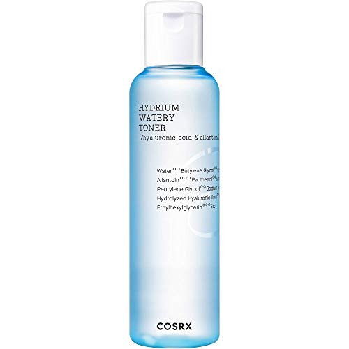 COSRX Hydrium Watery Toner 150ml  5_07 fl_oz  Hyaluronic Acid Moisture Toner  Korean Skin Care Cruelty Free Paraben Free