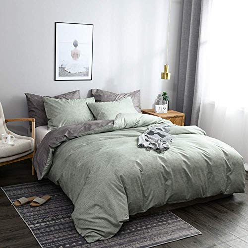 modern gray duvet cover