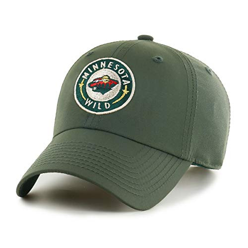 OTS NHL Minnesota Wild Mens Wind Swept Challenger Adjustable Hat Team Color One Size OTS NHL Minnesota Wild Mens Wind Swept Challenger Adjustable Hat Team Color One Size