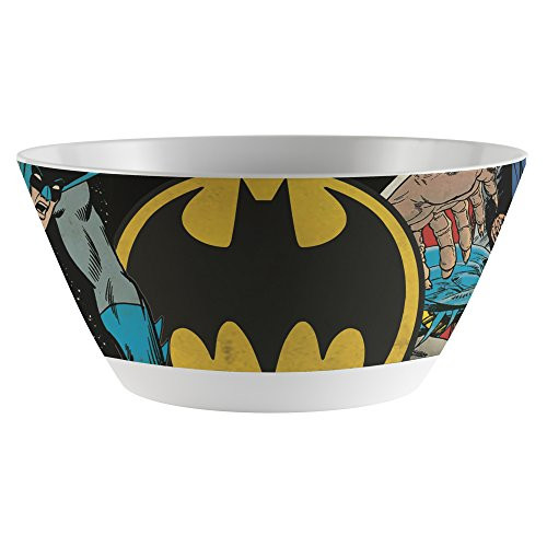 Zak Designs DC Comics 6-inch Plastic Soup Bowl (25 oz.), Batman