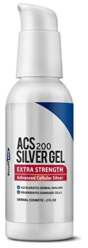 Results RNA ACS 200 Colloidal Silver Gel Extra Strength  Advanced Cellular Silver Topical Gel for Sunburn Wounds Rashes Skin Irritations 2 oz