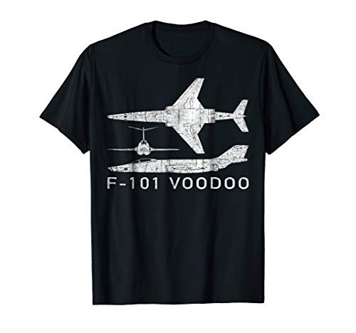 F-101 Voodoo Supersonic Jet Fighter Plane Tshirt Gift