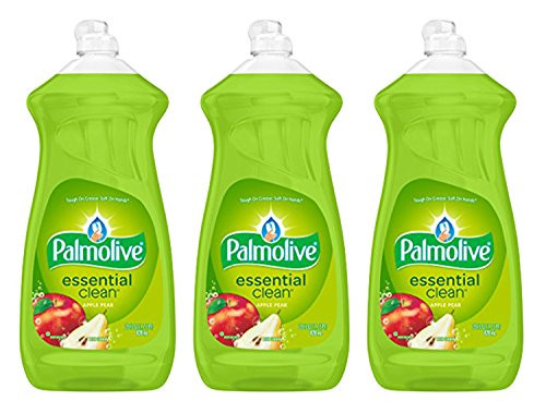 Palmolive Dish Liquid Essential Clean Apple Pear 28 Fluid Ounce Pack of 3