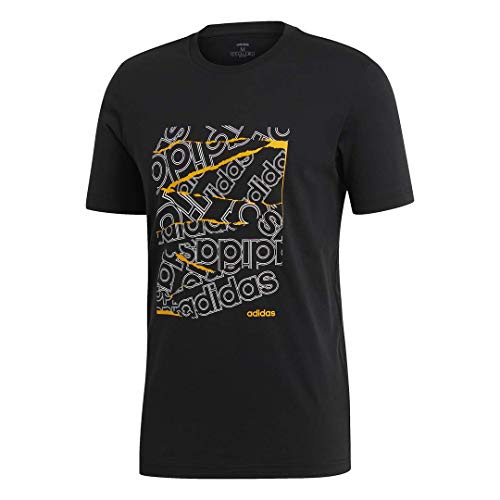 adidas Box Graphic Tee BlackBlack Medium