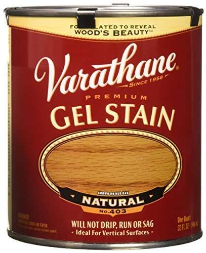 Varathane 224453H Premium Gel Stain Quart Natural