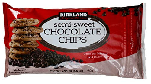 Kirkland Signature Semi-Sweet Chocolate Chips 4_5 Pounds Kirkland Signature Semi-Sweet Chocolate Chips 4_5 Pounds