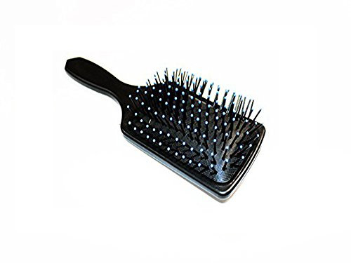 PU Health Wide Paddle Wet or Dry Hair Detangle Brush, Green, 0.4 Pound