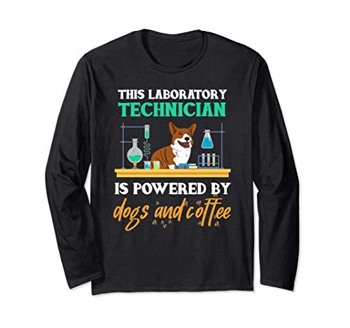 Laboratory Technician Dog Shirt Lab Tech Dog Lover Gift Long Sleeve T-Shirt