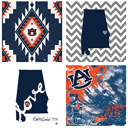 Thirstystone 4-Piece Auburn University Spirit A/4 Coaster Set