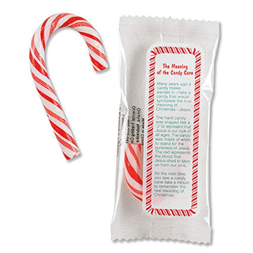 The Meaning of the Candy Cane Mini Candy Canes 2 12 Inch Pack of 40