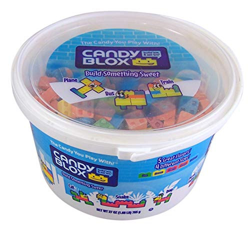 Brick Candy Building Blox Blocks Bulk Tub 27 Ounce