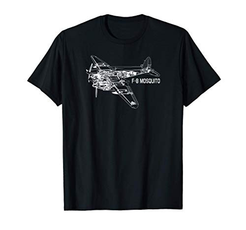 America F-8 Mosquito WWII Photo-reconnaissance Airplane Gift T-Shirt America F-8 Mosquito WWII Photo-reconnaissance Airplane Gift T-Shirt