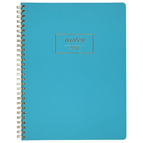 Mead Cambridge Meeting Notebook / Journal,  9- 1/2" x 7-1/4", Legal Ruled, 80 Twinwire Sheets, Teal (49587)