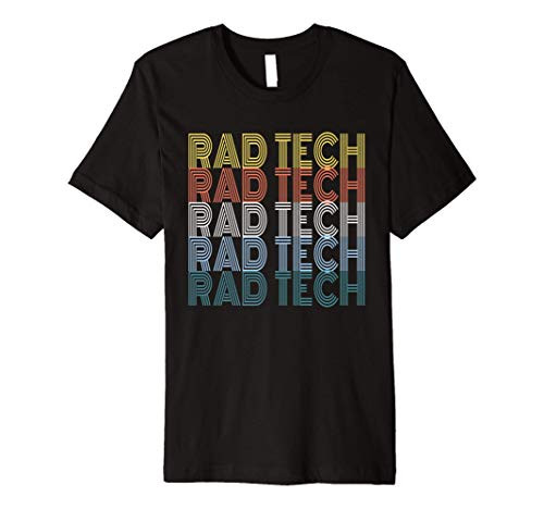 Retro Radiology Technician XRay Tech Funny Rad Tech Gift Premium T-Shirt