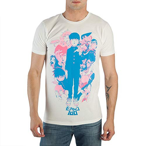 Mob Psycho Group White T-Shirt-S
