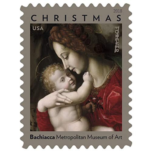 2018 Madonna and Child by Bachiacca Forever Postage Stamps Booklet of 20 2018 Madonna and Child by Bachiacca Forever Postage Stamps Booklet of 20