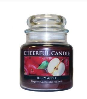 CC Home Furnishings A Cheerful Giver Juicy Apple Scented 2-Wick Glass Jar Candle - 16 oz_