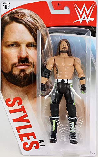 Ringside AJ Styles - WWE Series 103 Mattel Toy Wrestling Action Figure
