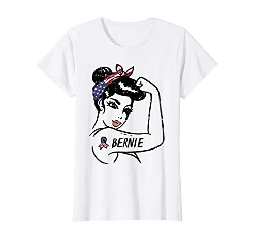 Womens Bernie Woman Unbreakable 2020 President Girls For Sanders T-Shirt