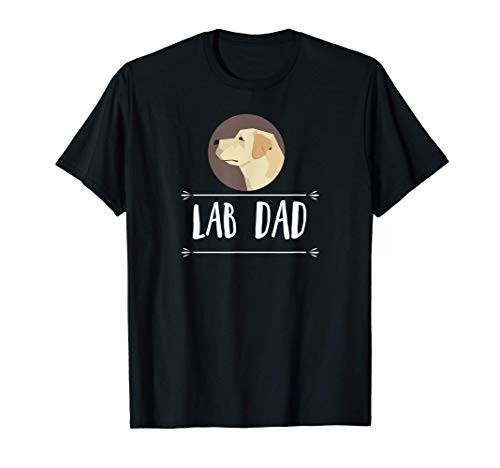 Lab Dad Yellow Labrador Retriever Dog Gift T-Shirt
