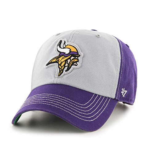 47 NFL Minnesota Vikings McGraw Clean Up Adjustable Hat One Size Fits Most Purple 47 NFL Minnesota Vikings McGraw Clean Up Adjustable Hat One Size Fits Most Purple