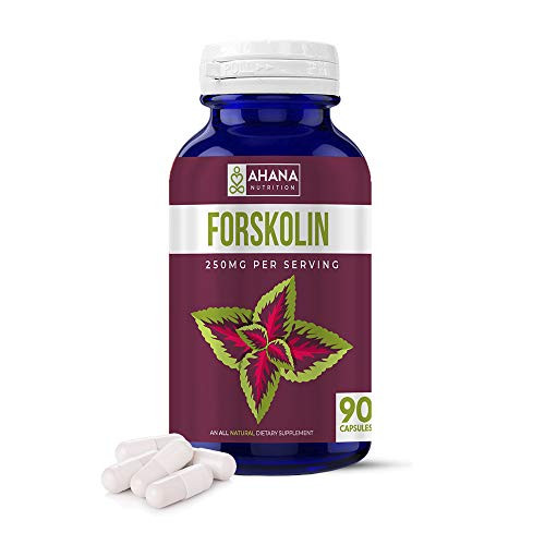 Forskolin Capsules by Ahana Nutrition - Forskolin Extract to Help with Weight Management Healthy Appetite Support and Assists with Metabolic Maintenance * 250mg  90 Capsules
