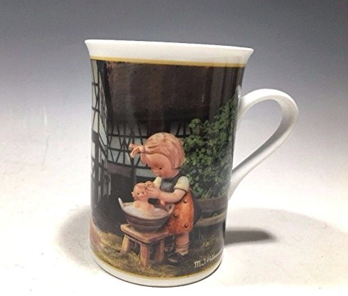 M_I_ Hummel Fine Porcelain Collectors Mug - June - Doll Bath by The Danbury Mint