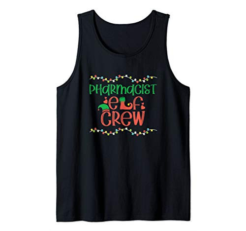 Pharmacist Christmas Elf Pharmacy Technician Tech Gift Tank Top