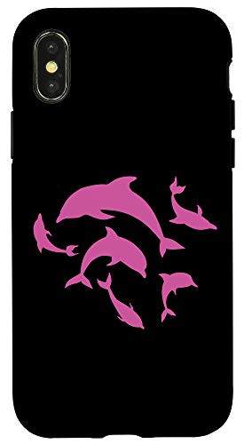 iPhone XXS Dolphin Pod - Sea Creature Mammal Emoji Gift - Dolphin Case