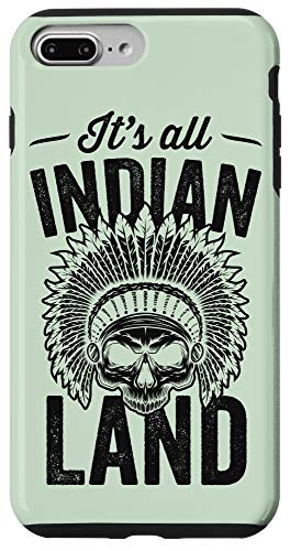 iPhone 7 Plus8 Plus Its All Indian Land Skull Headdress Peoples Day Gift Case