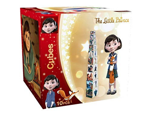 Little prince Stacking Blocks Toddler Building Toy Cubes Blocks Portable Easy Storage  The