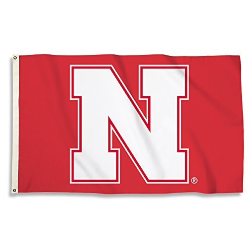 BSI NCAA College Nebraska Cornhuskers 3 X 5 Foot Flag with Grommets