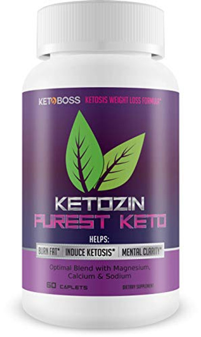 Ketozin Weight Loss - Purest Keto Pills - Help Burn Fat and Lose Weight - Powerful Keto Weight Loss - Blend of Specially sourced BHB Salts to Support Faster ketosis and Fat Burn