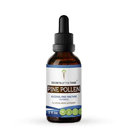 Pine Pollen Tincture Alcohol-Free Extract Wildcrafted Pine Pollen Scots Pine Pinus sylvestris Dried Pollen 2 FL OZ