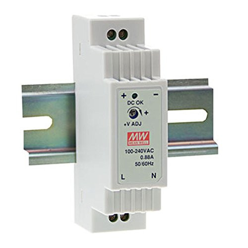 MEAN WELL DR-15-5 AC to DC DIN-Rail Power Supply 5V 2_4 Amp 12W MEAN WELL DR-15-5 AC to DC DIN-Rail Power Supply 5V 2_4 Amp 12W