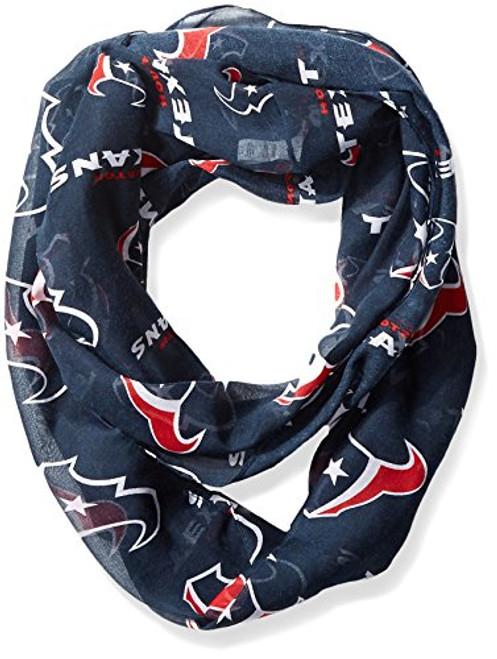 Houston Texans 2016 Team Logo Infinity Scarf Houston Texans 2016 Team Logo Infinity Scarf