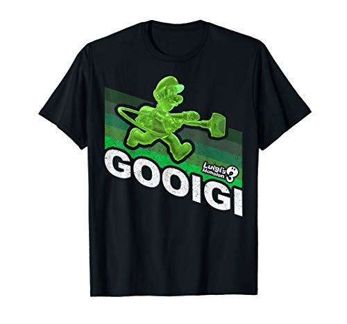 Luigis Mansion 3 Gooigi Retro Line T-Shirt