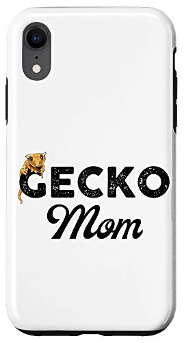 iPhone XR Gecko Mom Crested Gecko Crestie Reptile Mom Cute Gecko Case