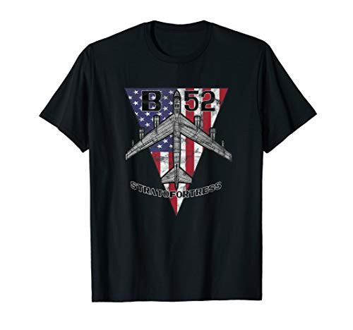 B-52 Stratofortress Airplane Patriotic Airplane Vintage T-Shirt B-52 Stratofortress Airplane Patriotic Airplane Vintage T-Shirt