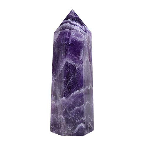 Runyangshi Natural Dream Amethyst Large Crystal Healing Wands 410cm x1_183cm Healing Crystal Tower Single Point 6 Faceted Reiki Chakra Stones Crystal Healing Prism for Meditation Home Decor Runyangshi Natural Dream Amethyst Large Crystal Healing Wands 410cm x1_183cm Healing Crystal Tower Single Point 6 Faceted Reiki Chakra Stones Crystal Healing Prism for Meditation Home Decor