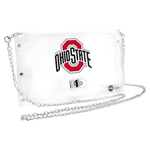 Littlearth Texas Tech Red Raiders  NCAA Envelope Purse Clear  - 10 x 0_5 x 6_5 - Inch