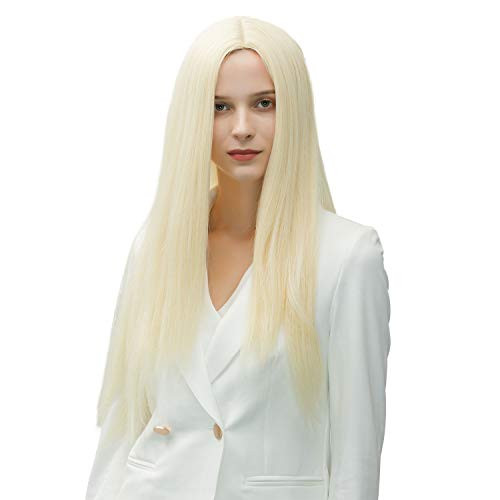 Wig for women with long straight blond hair 613 synthetic wig heat resistant synthetic fiber size wigs for women 613 Wig for women with long straight blond hair 613 synthetic wig heat resistant synthetic fiber size wigs for women 613