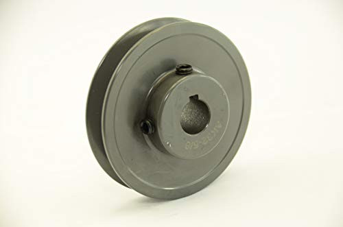 AK41-58 AK41x58 3_95 OD 58 ID Finished Bore Cast Iron 1 Groove PulleySheave