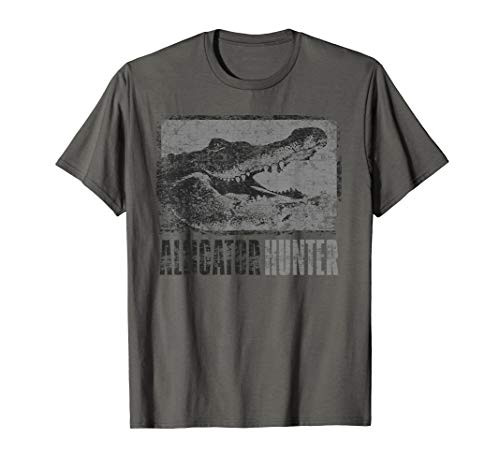 Alligator Hunter Outdoor Gator Hunting Gift Tee T-Shirt