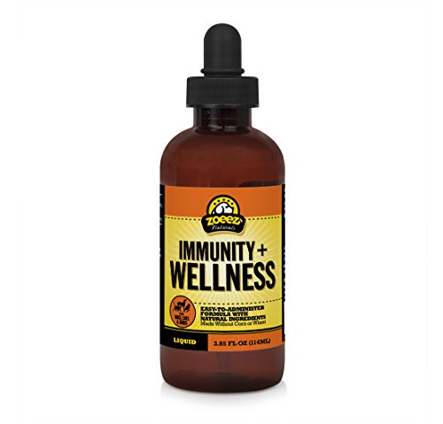 Zoeez Naturals Immunity  Wellness Liquid for Cats Dogs   Birds  Amino Acid Liquid Supplement for Pets  Made Without Corn or Wheat 3_85oz