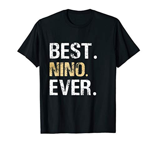 Mens Best Nino Ever graphic Gift for Spanish Mexican Godfather T-Shirt